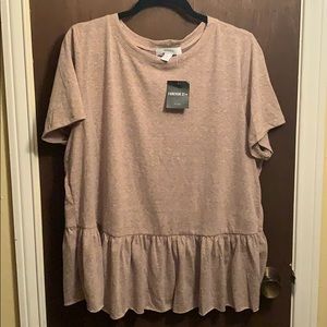 Forever 21 Peplum Tshirt